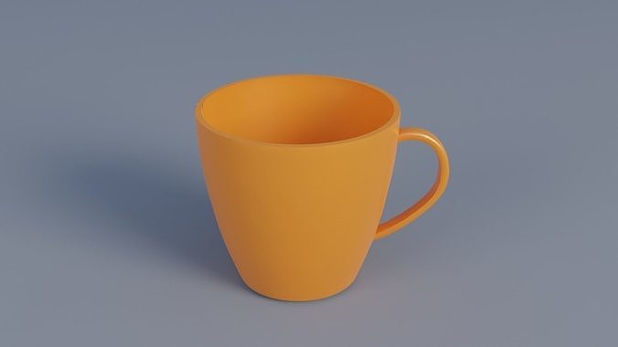 Coffee Cup Low-poly 3D model