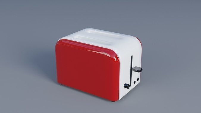Toster Low-poly 3D model