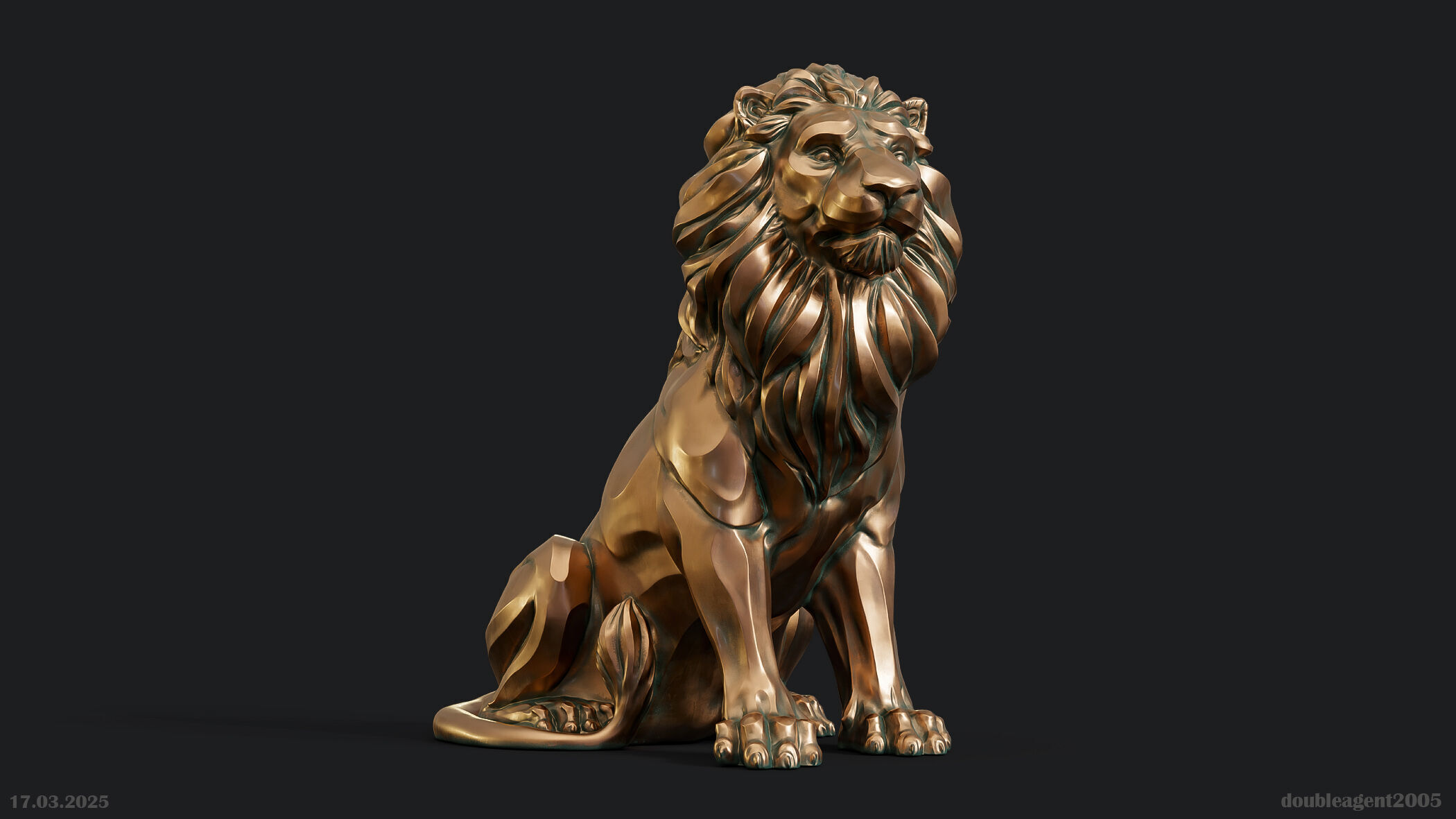 Stylized Lion by doubleagent2005 3D print model_27
