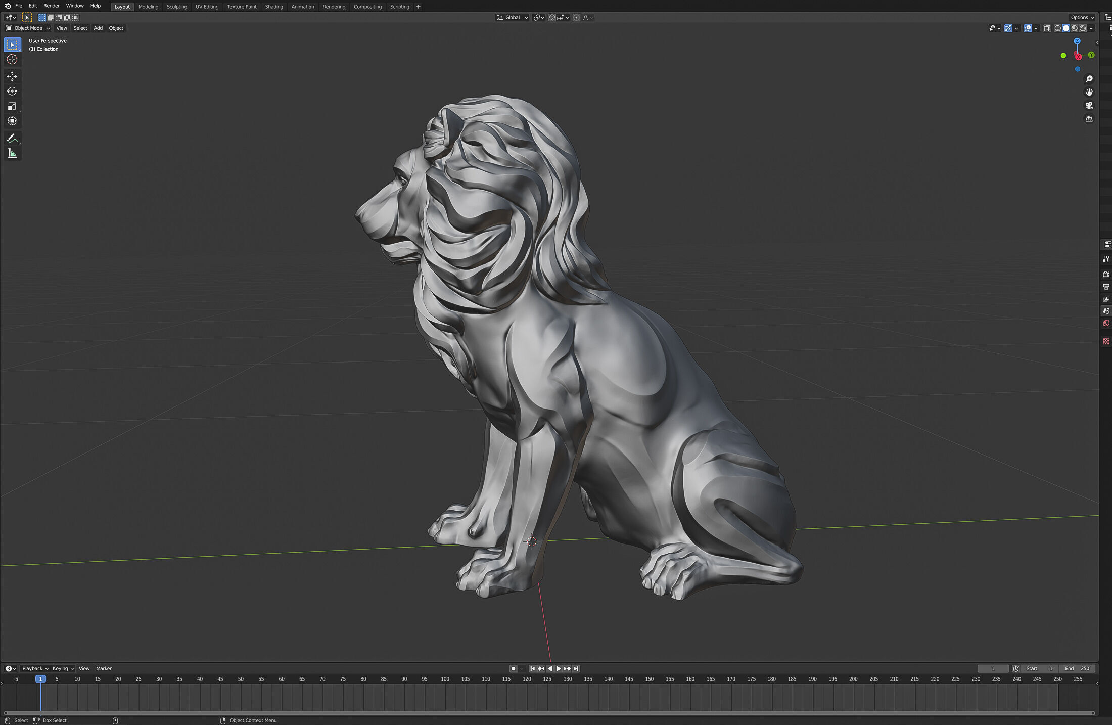 Stylized Lion by doubleagent2005 3D print model_17