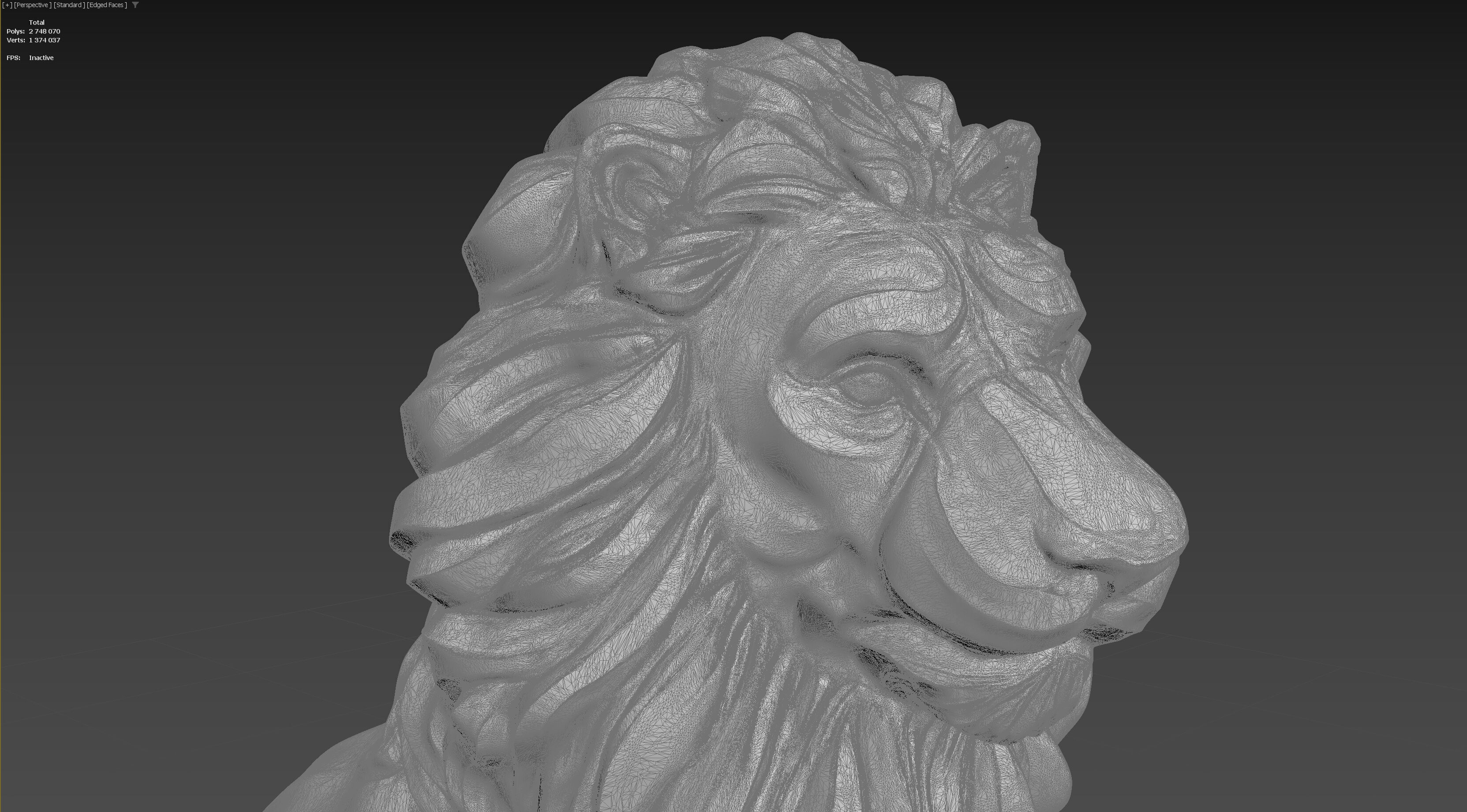Stylized Lion by doubleagent2005 3D print model_23