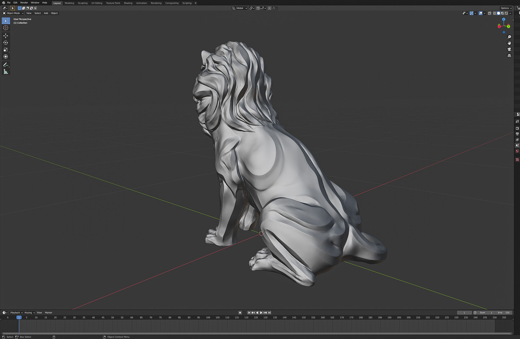 Stylized Lion by doubleagent2005 3D print model_18