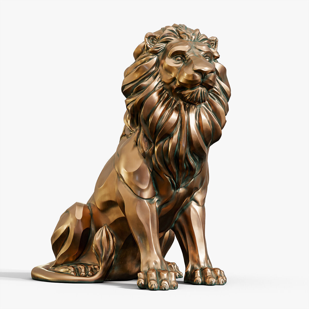 Stylized Lion by doubleagent2005 3D print model_26