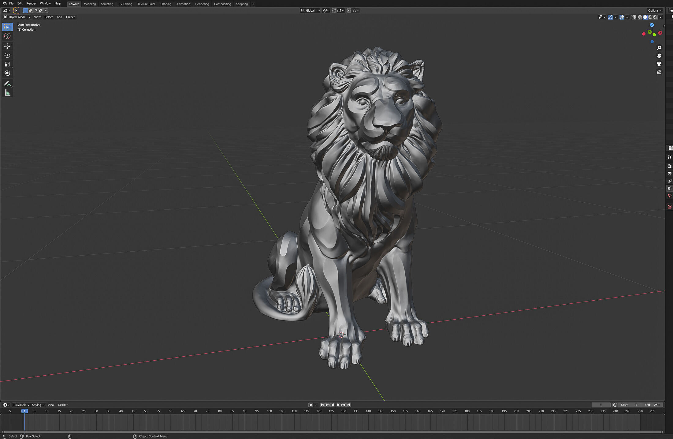 Stylized Lion by doubleagent2005 3D print model_15