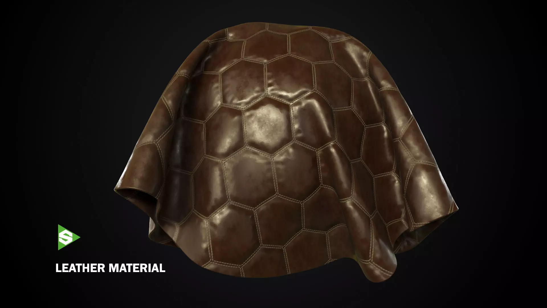 Leather with Stitches Texture_0