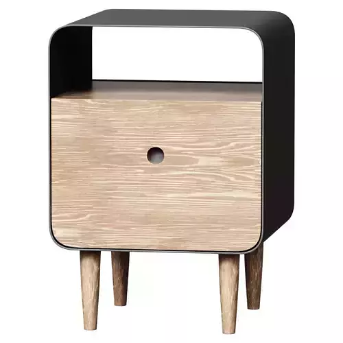 Wooden and metal cabinet Jimi