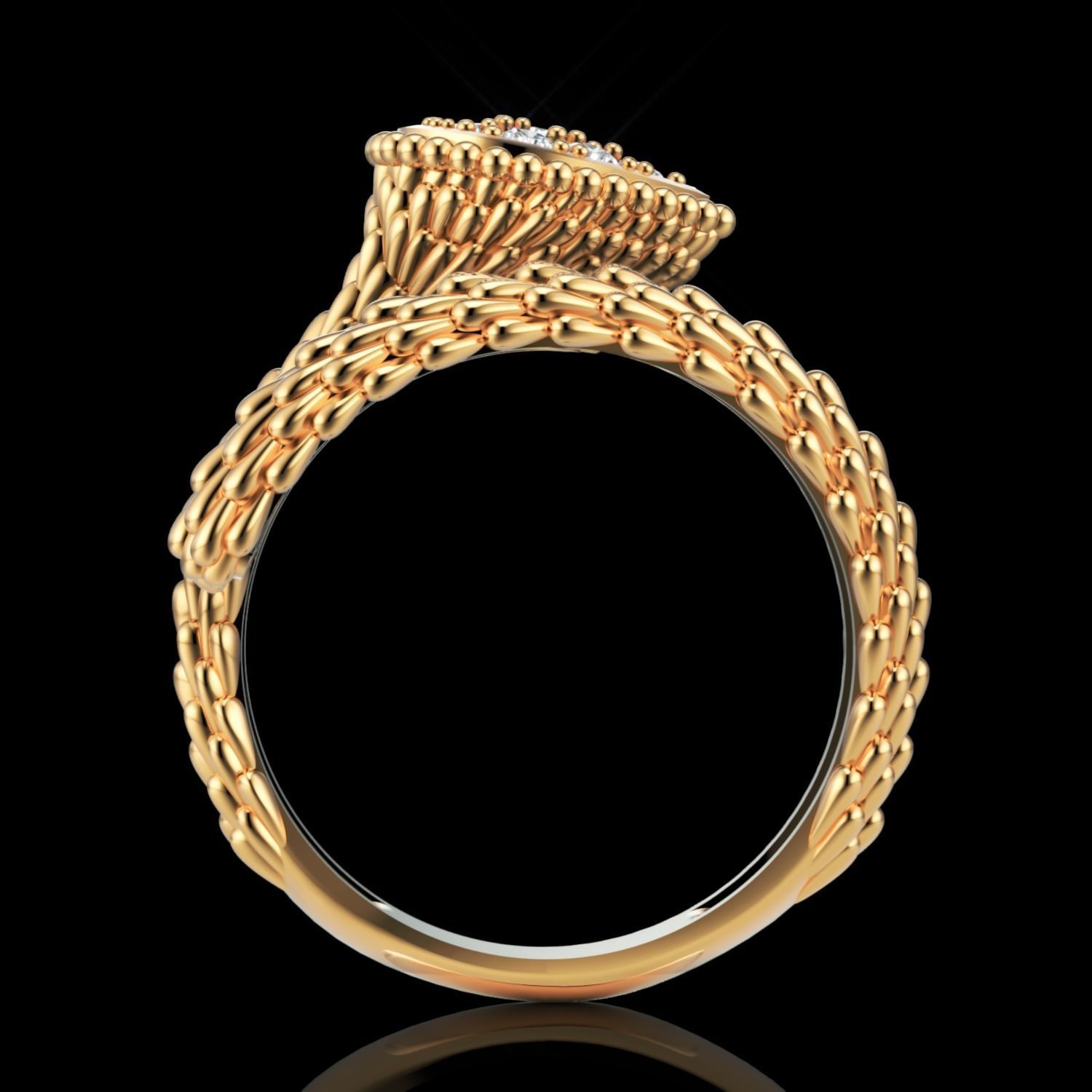 Boucheron Ring 3D print model_4