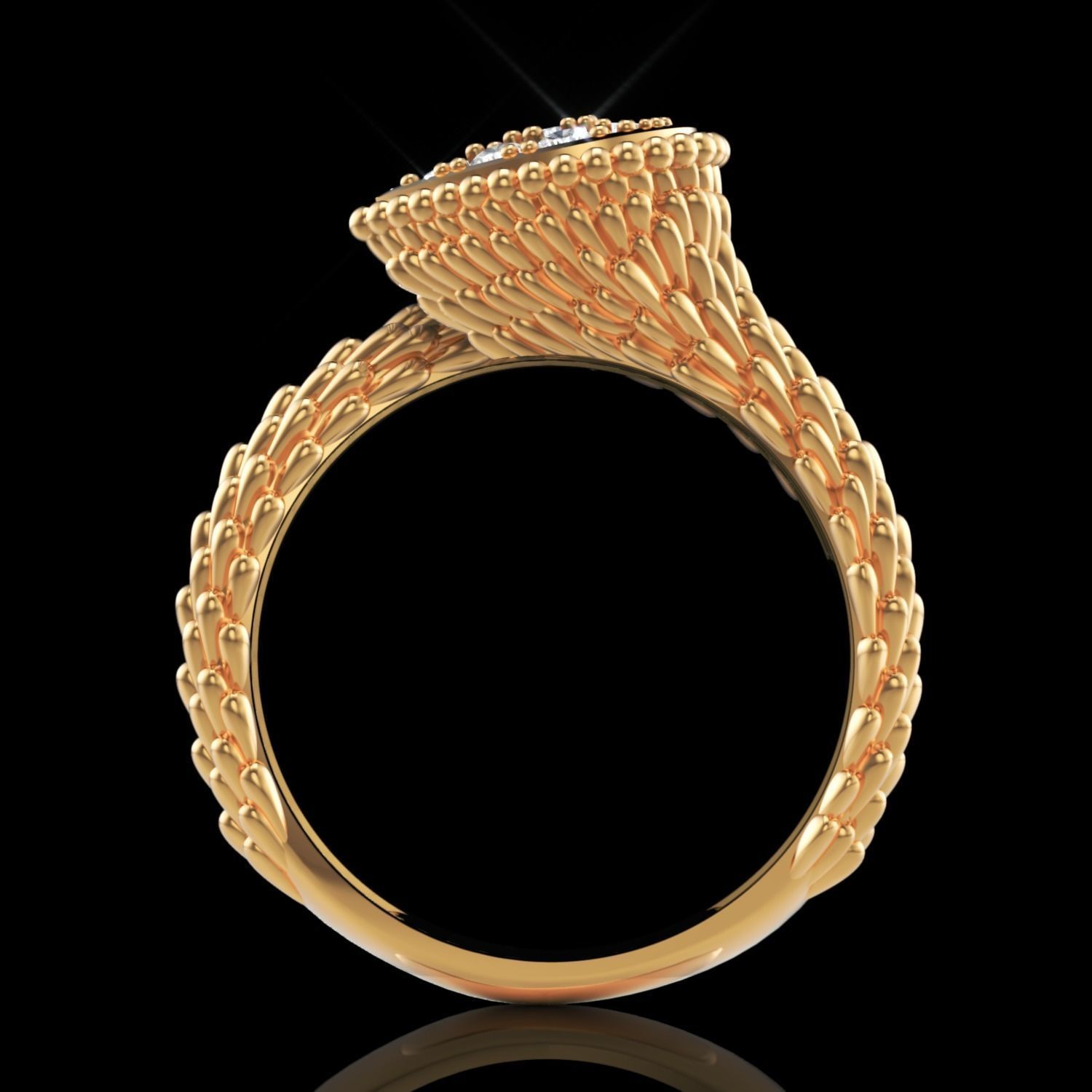 Boucheron Ring 3D print model_5