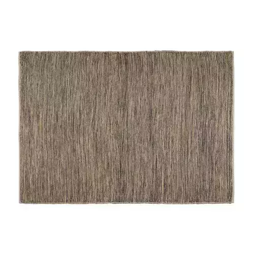 Brown woven rug 3D model