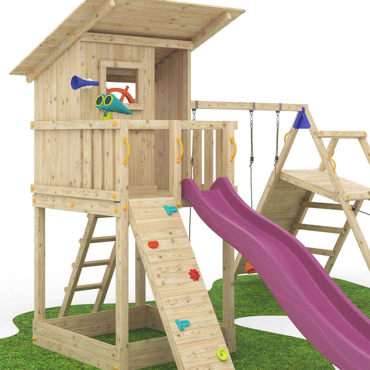 Game complex Beach Hut 1-02 3D model_1