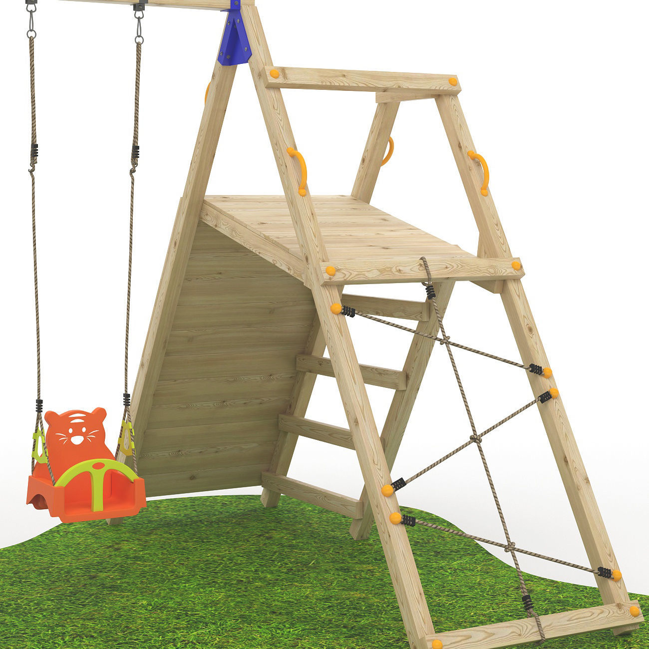 Game complex Beach Hut 1-02 3D model_4