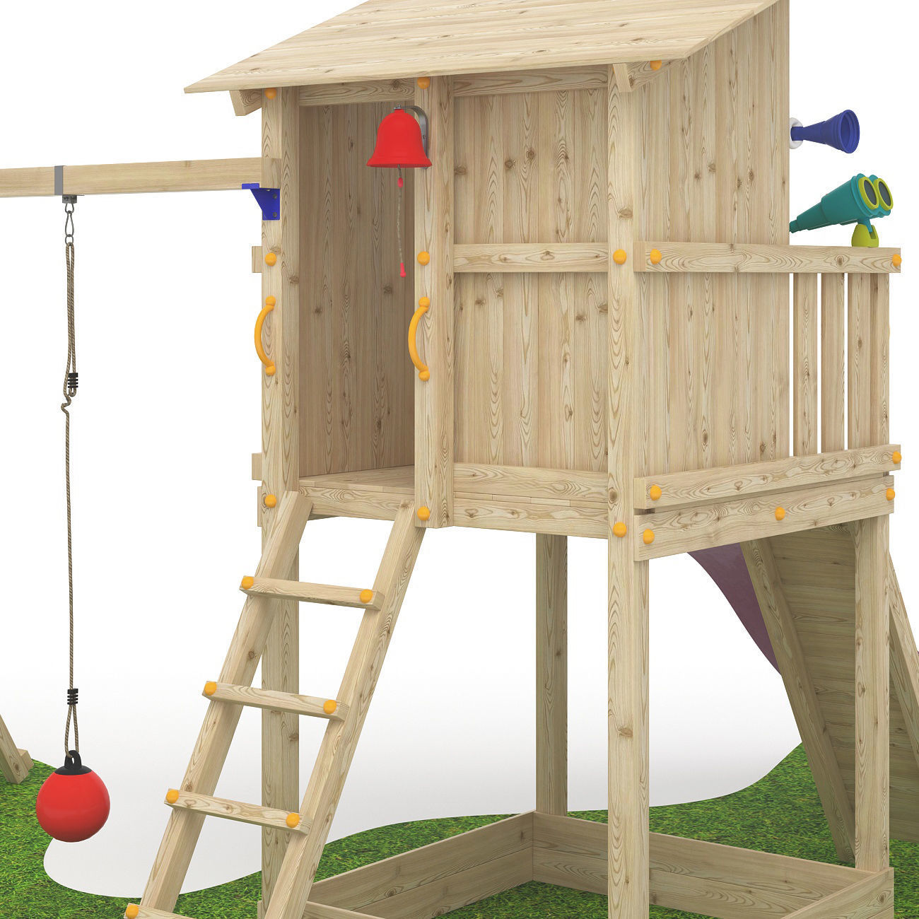 Game complex Beach Hut 1-02 3D model_2