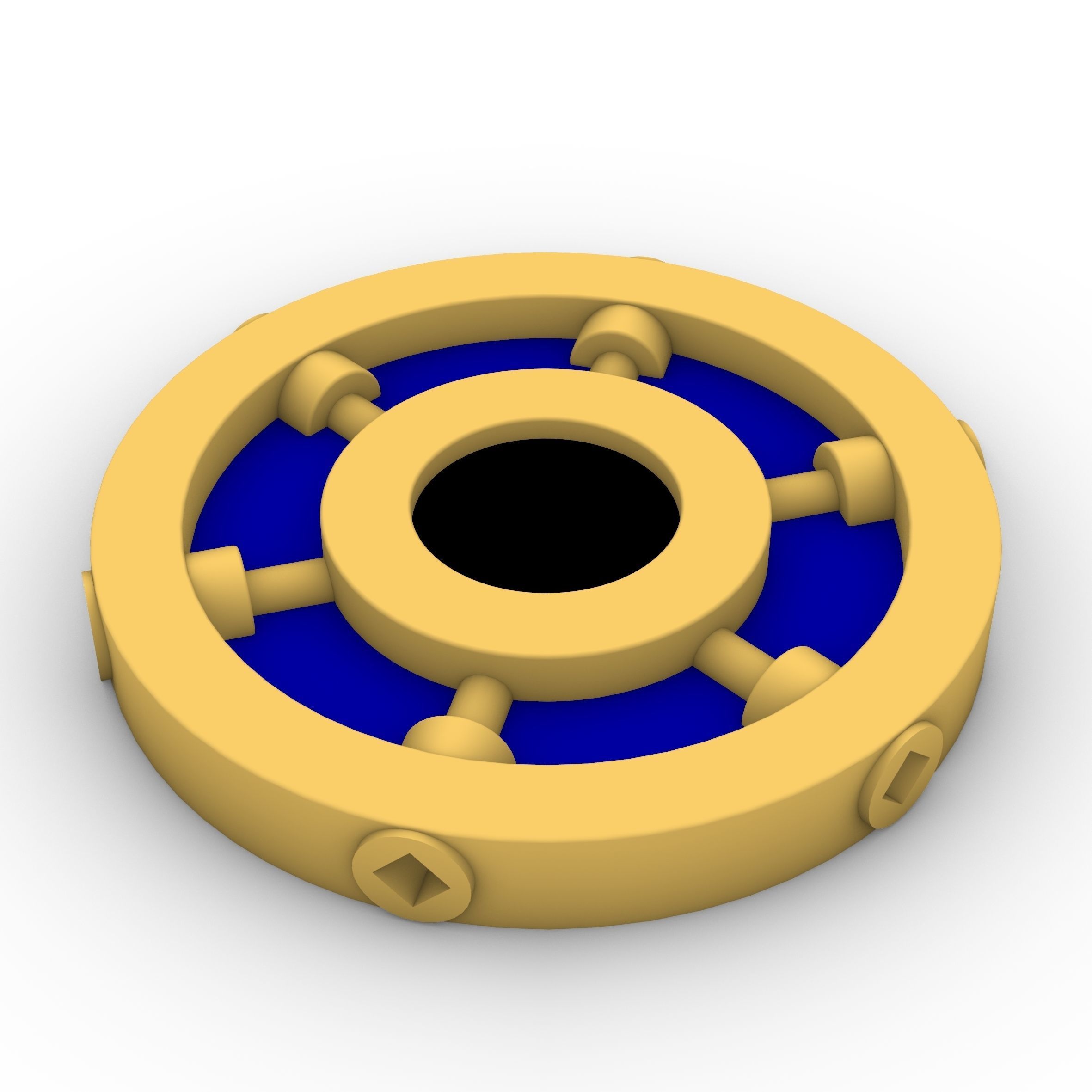 Navia Weel Pendant from Genshin Impact 3D print model_5