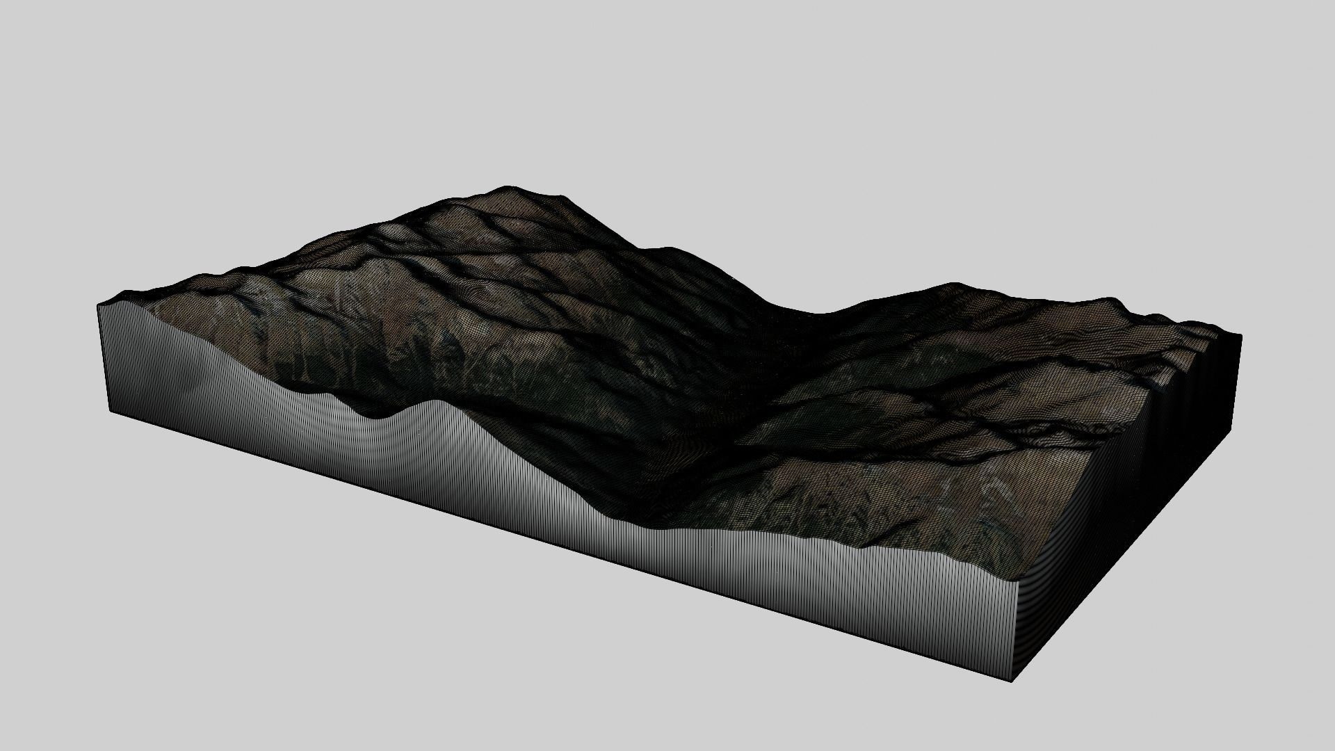 Mountain Landscape 3D model 3D model_1