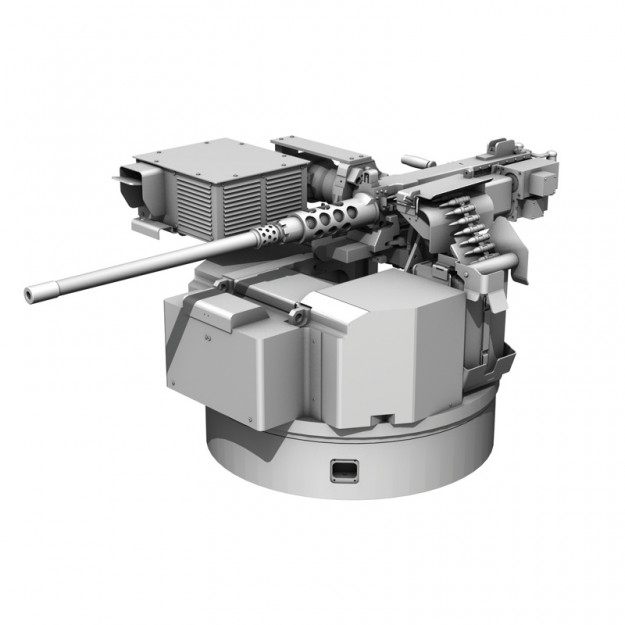 Remote weapon station RWS - Browning M2 3D model_7