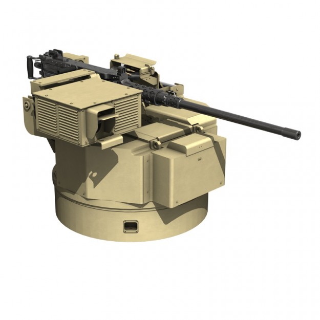 Remote weapon station RWS - Browning M2 3D model_6