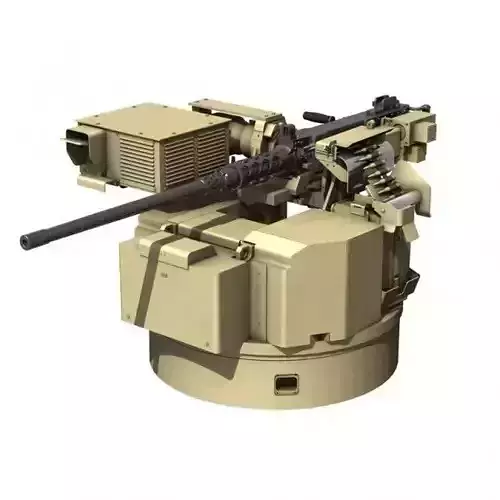 Remote weapon station RWS - Browning M2 3D model