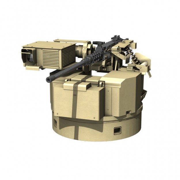 Remote weapon station RWS - Browning M2 3D model_1