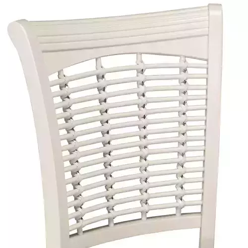 Hillsdale Bayberry 19 Coastal Wood Dining Chairs in White