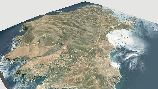 Psara Island Greece  3D model 4