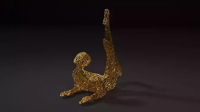 Acrobat figurine 3D print model