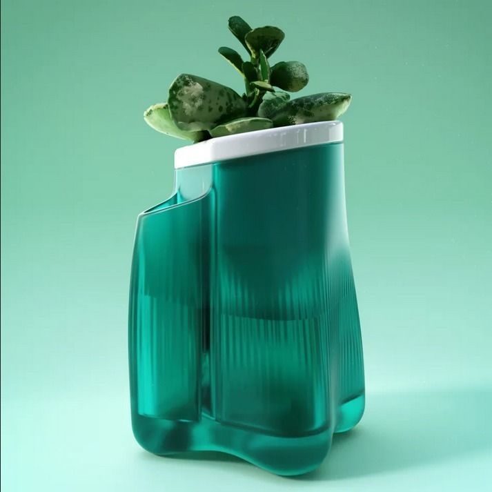 Fluidic Planter 3D print model_1