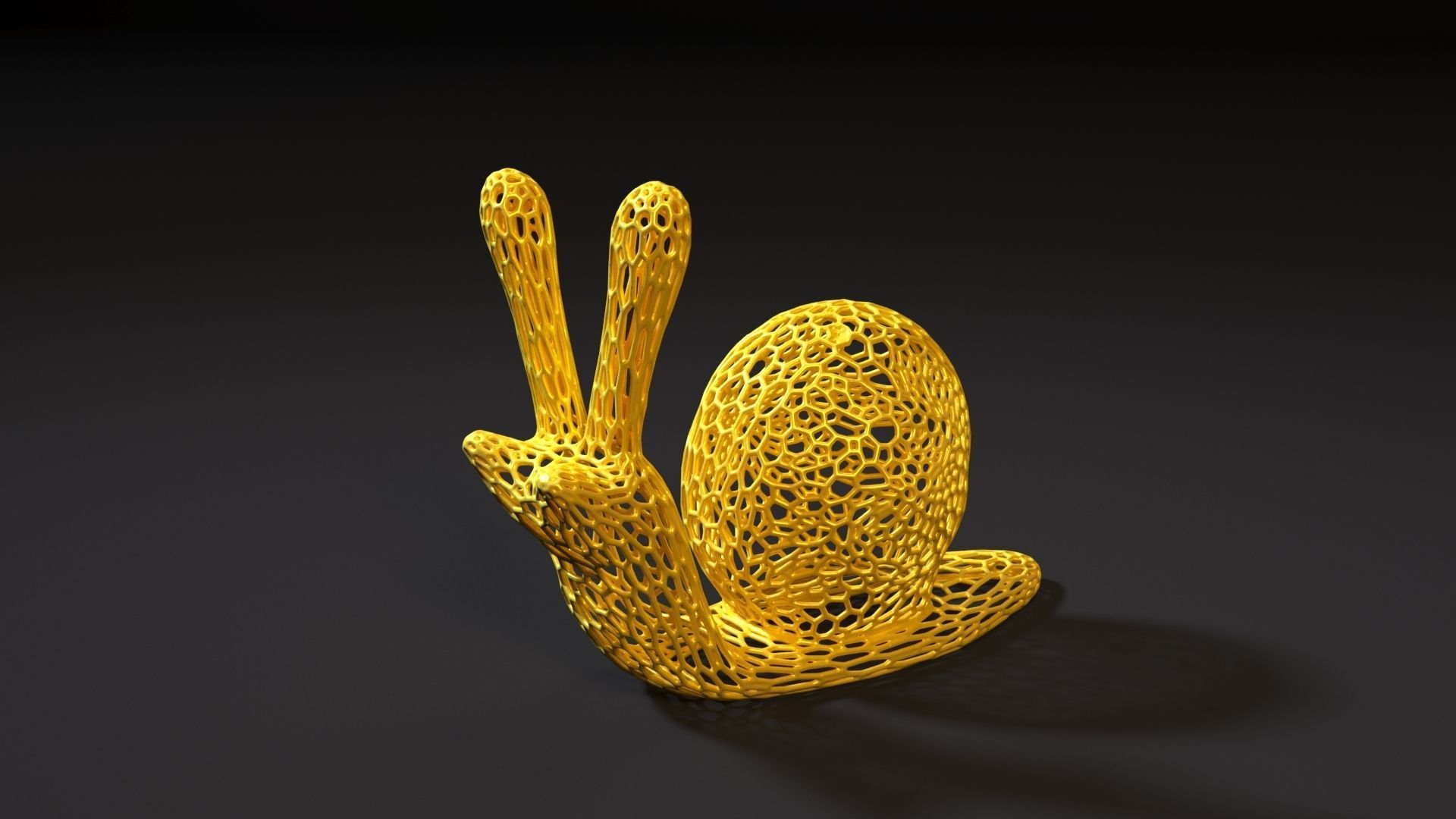 Cool snail 3D print model_1