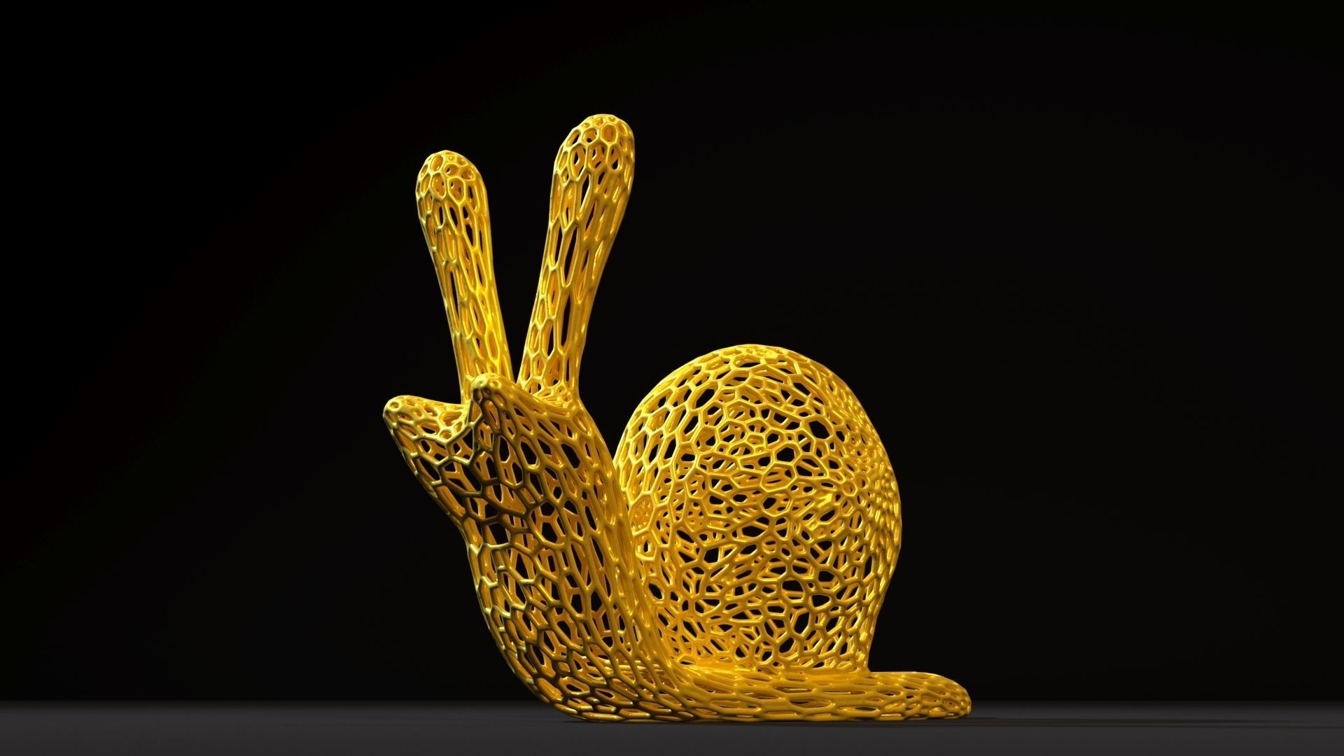 Cool snail 3D print model_9