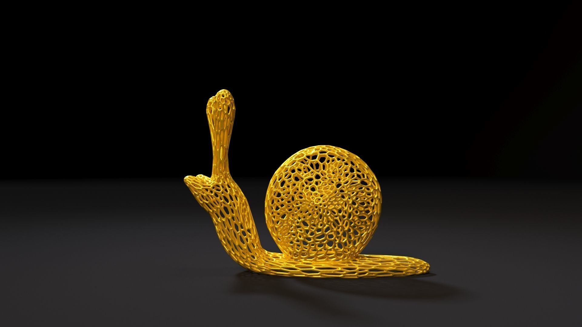 Cool snail 3D print model_2