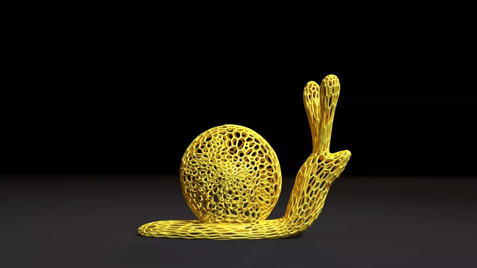 Cool snail 3D print model_0