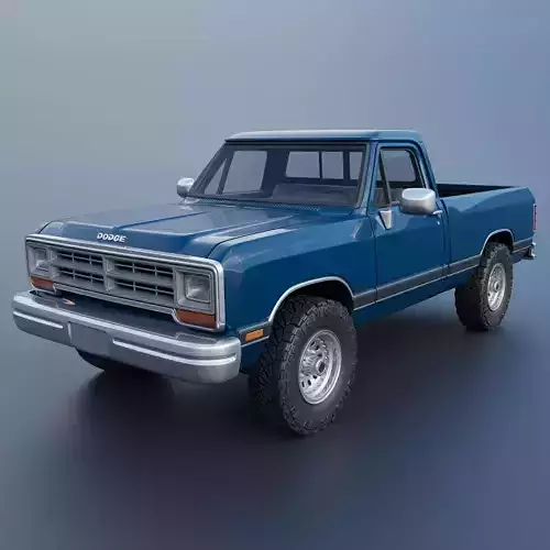 Dodge Ram W150 1987 3D print model