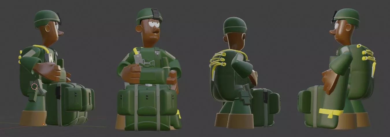 SSG Don Blackwell rigged for a Jump 3D print model_0