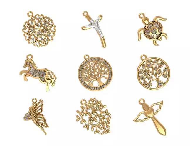 Small Pendant bulk Necklace locket 