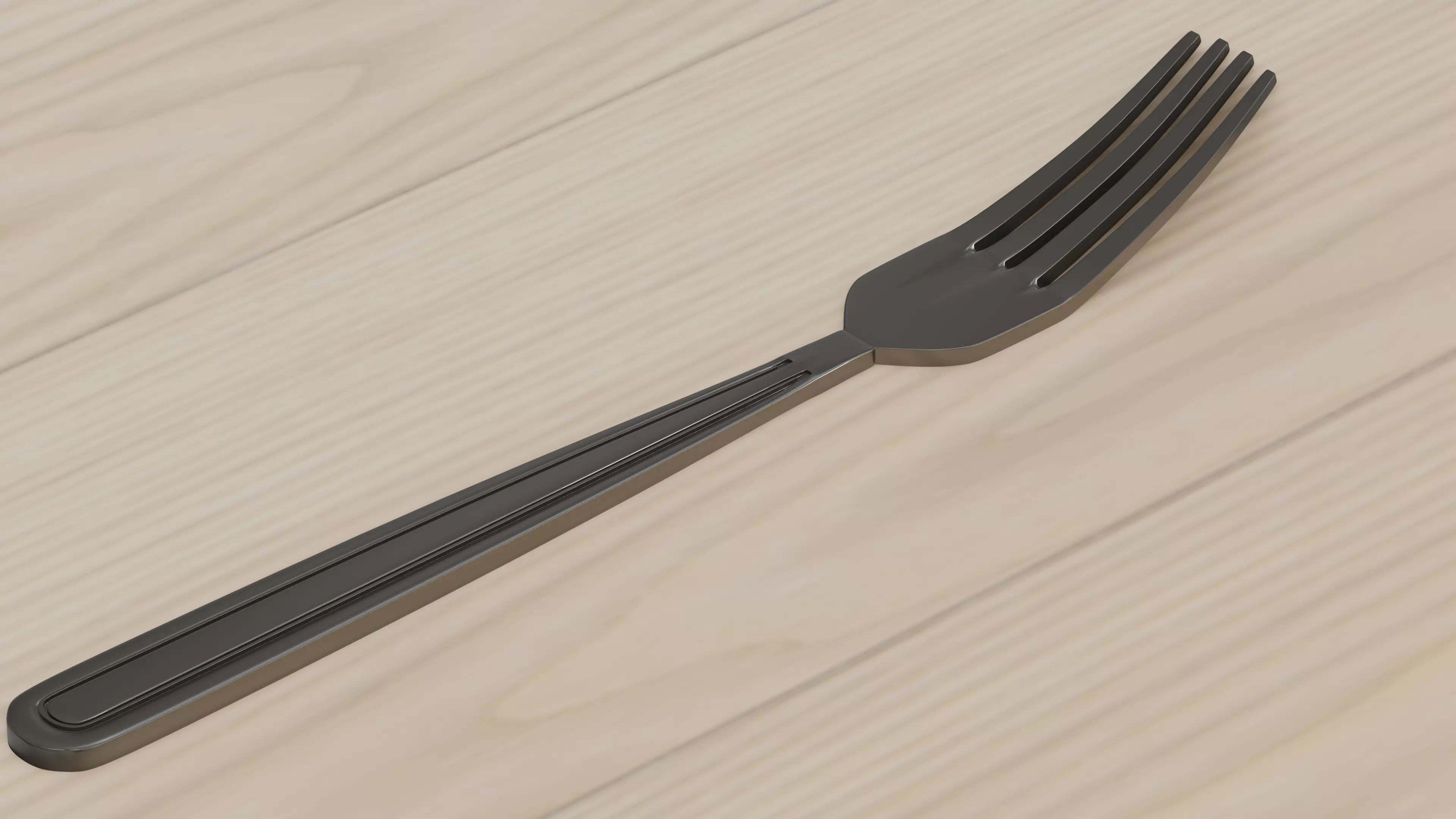 fork for table Free 3D model