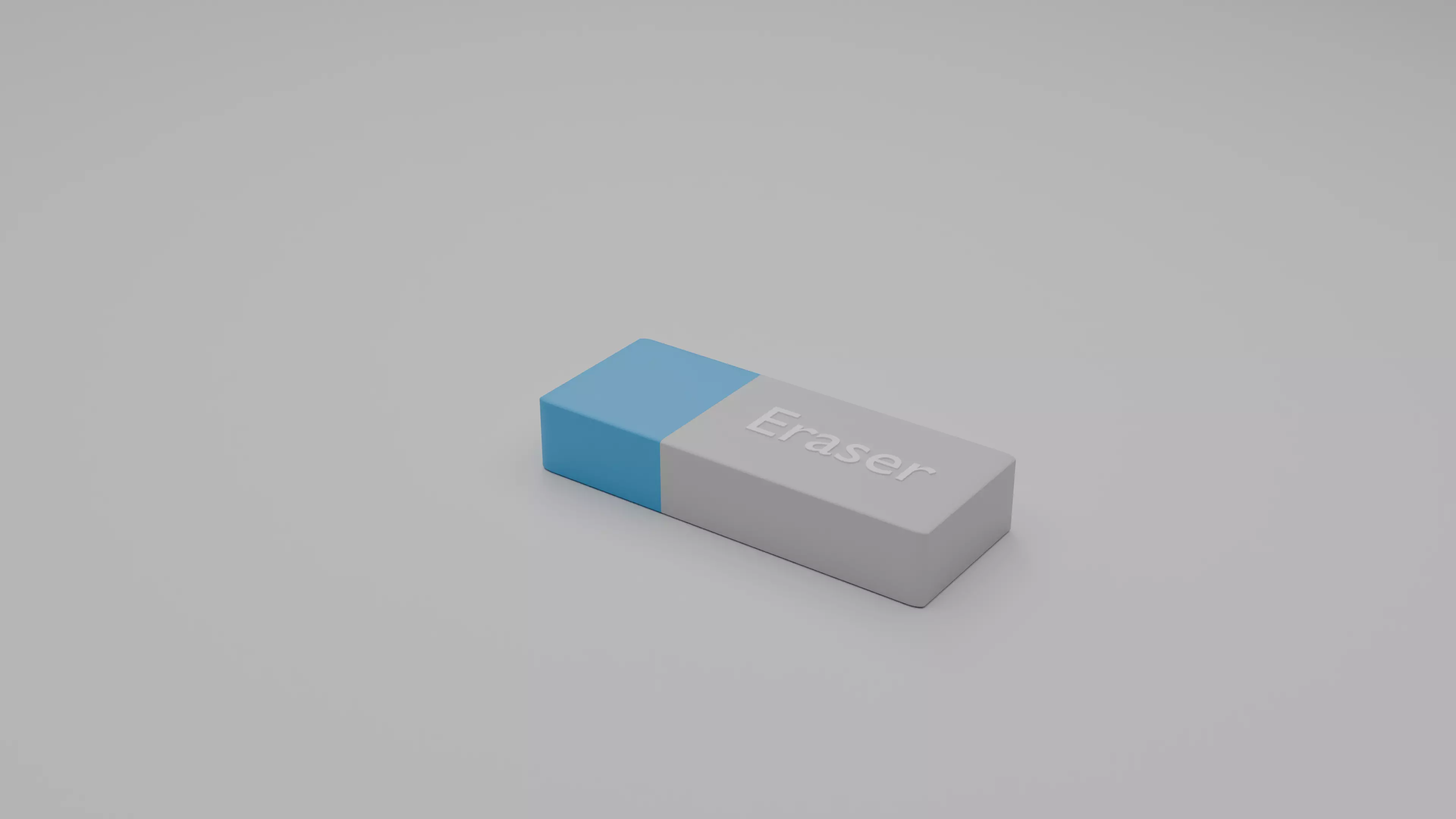 Simple Eraser Free low-poly 3D model