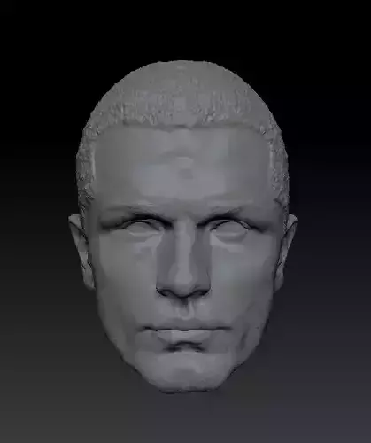 Starkiller head sculpt from Star Wars The Force Unleashed