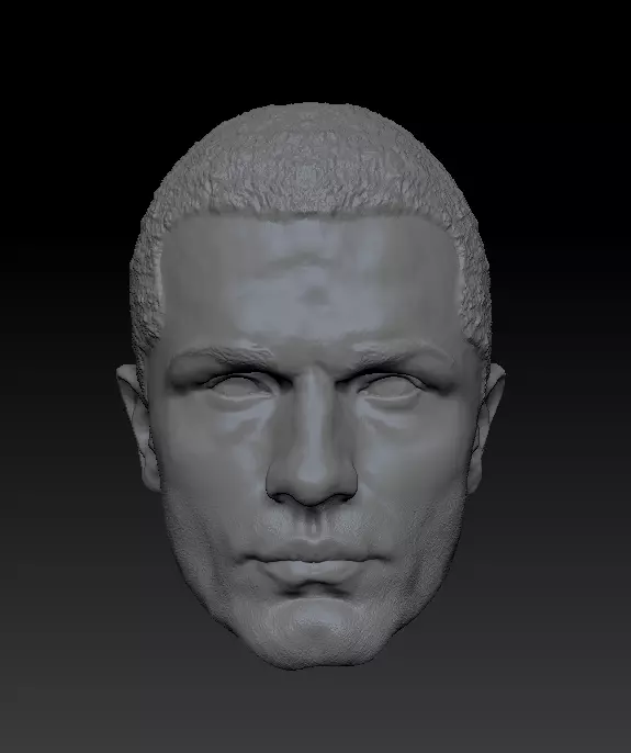 Starkiller head sculpt from Star Wars The Force Unleashed 3D model_0