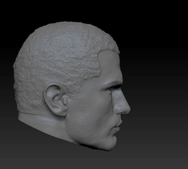 Starkiller head sculpt from Star Wars The Force Unleashed 3D model_1
