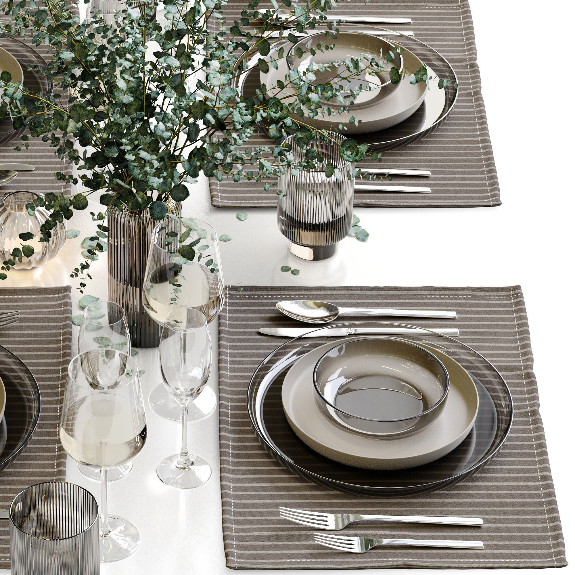 Table setting 43 3D model_1