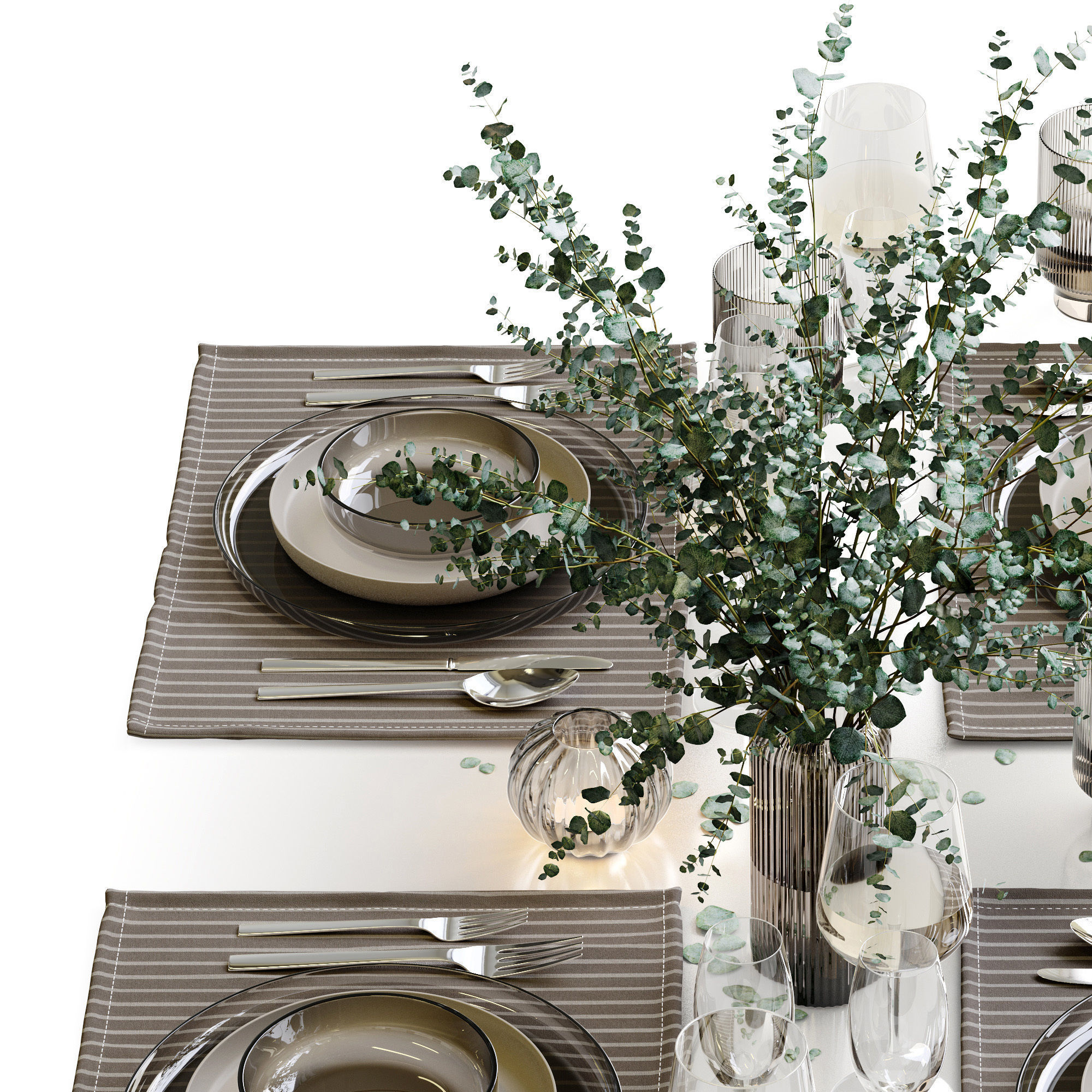 Table setting 43 3D model_2