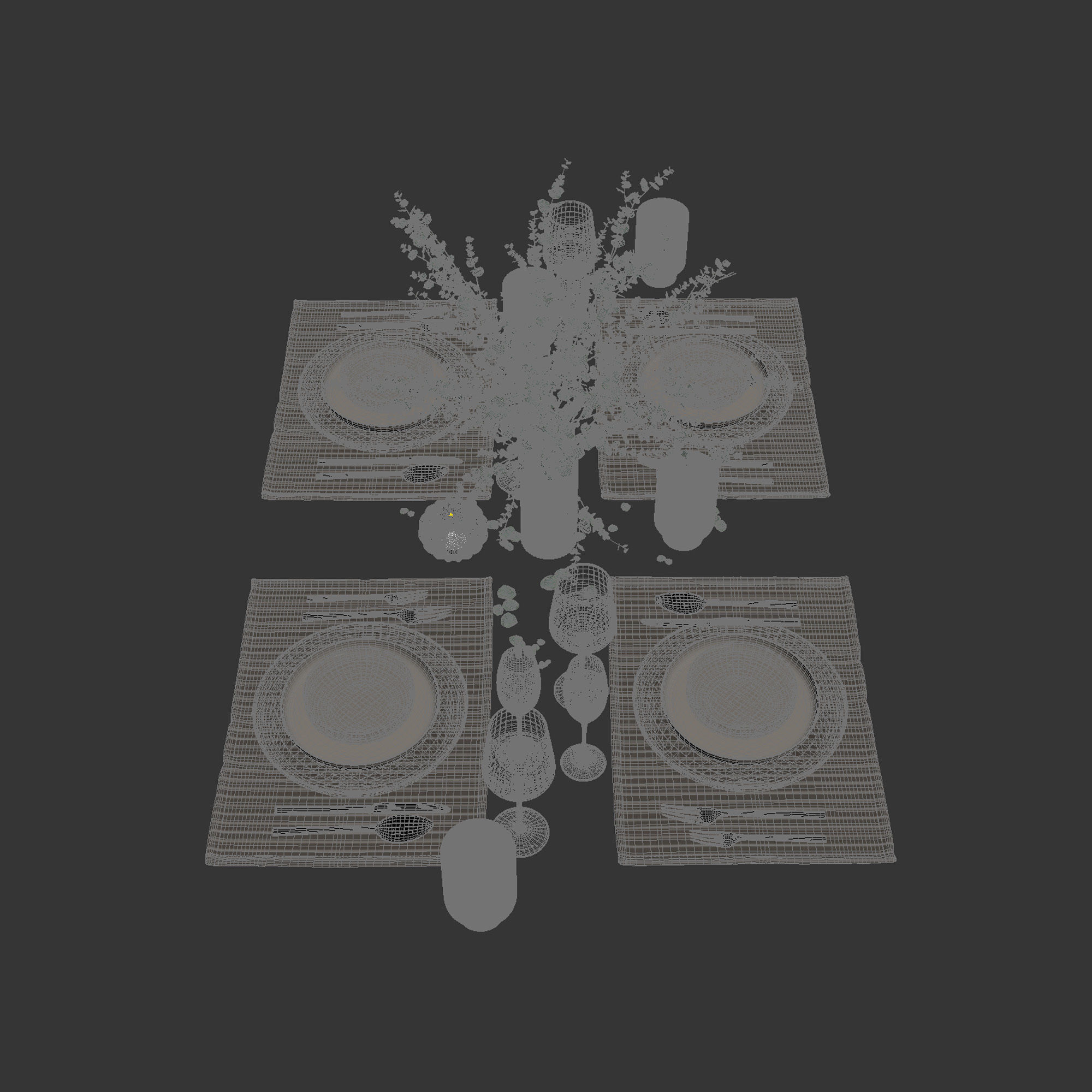 Table setting 43 3D model_7