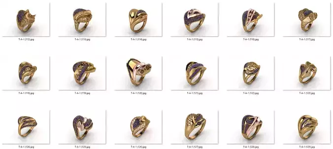  ring 25 pieces drawing 3d rihone drawing ring rings ring models