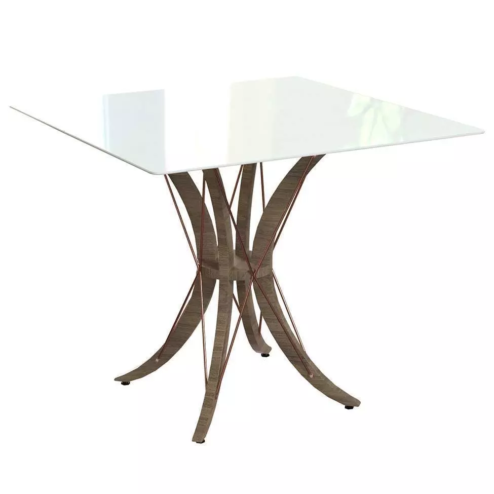 Mesa De Jantar Boston Off White 3D model