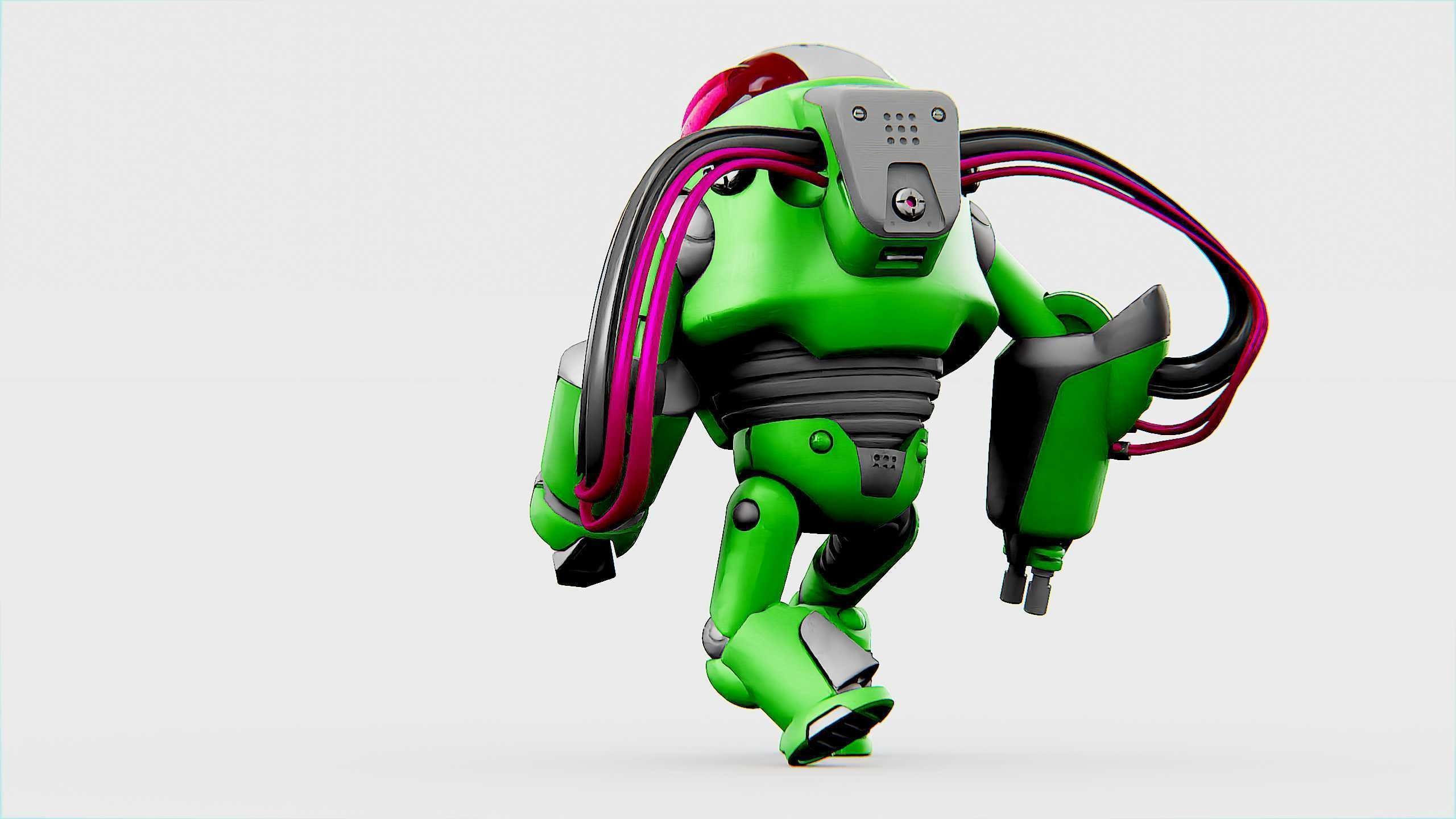 MINERAL PICKER BOT Rigged for Unreal Engine - Unity - MIXAMO 3D model_13