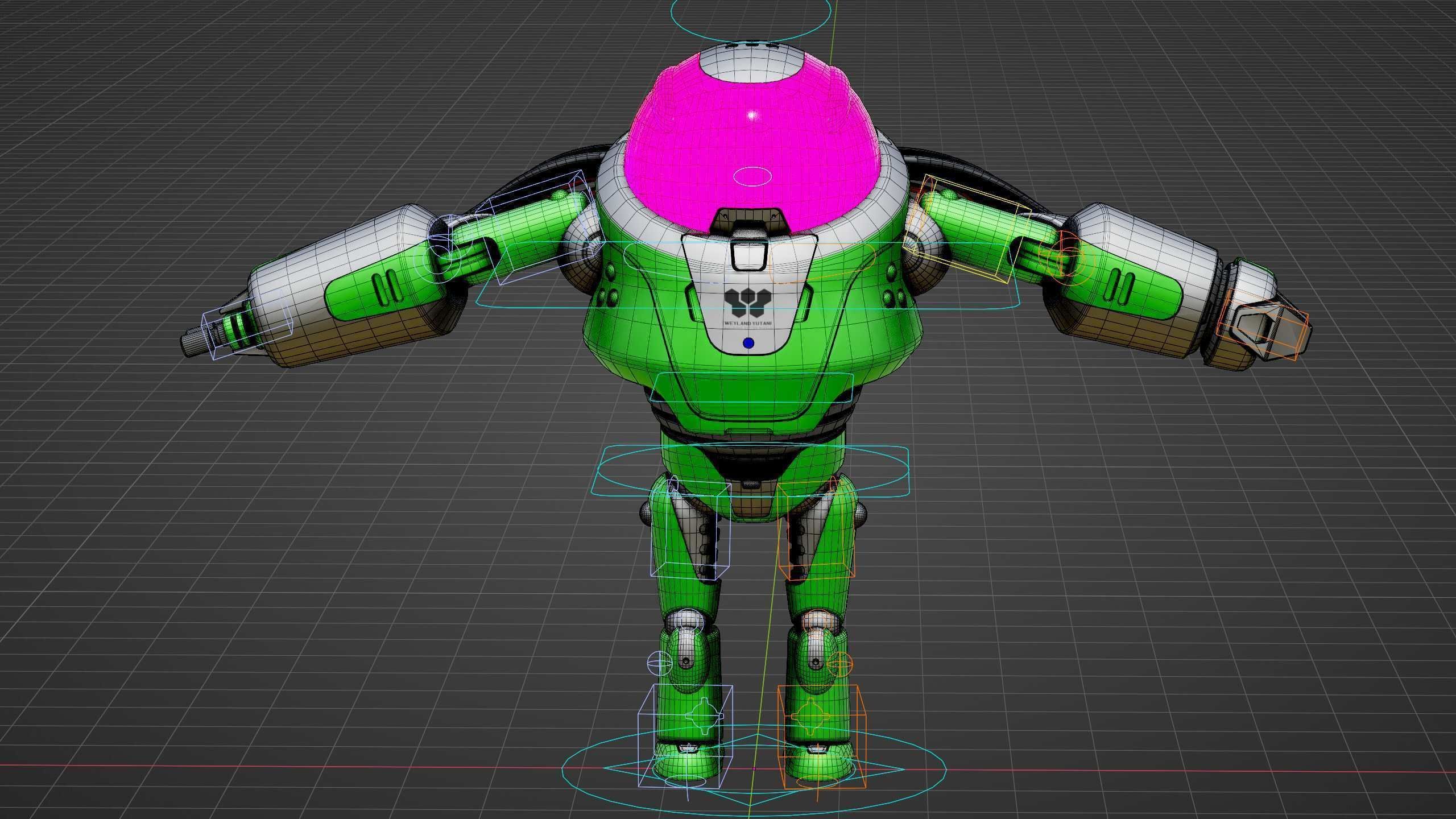 MINERAL PICKER BOT Rigged for Unreal Engine - Unity - MIXAMO 3D model_39