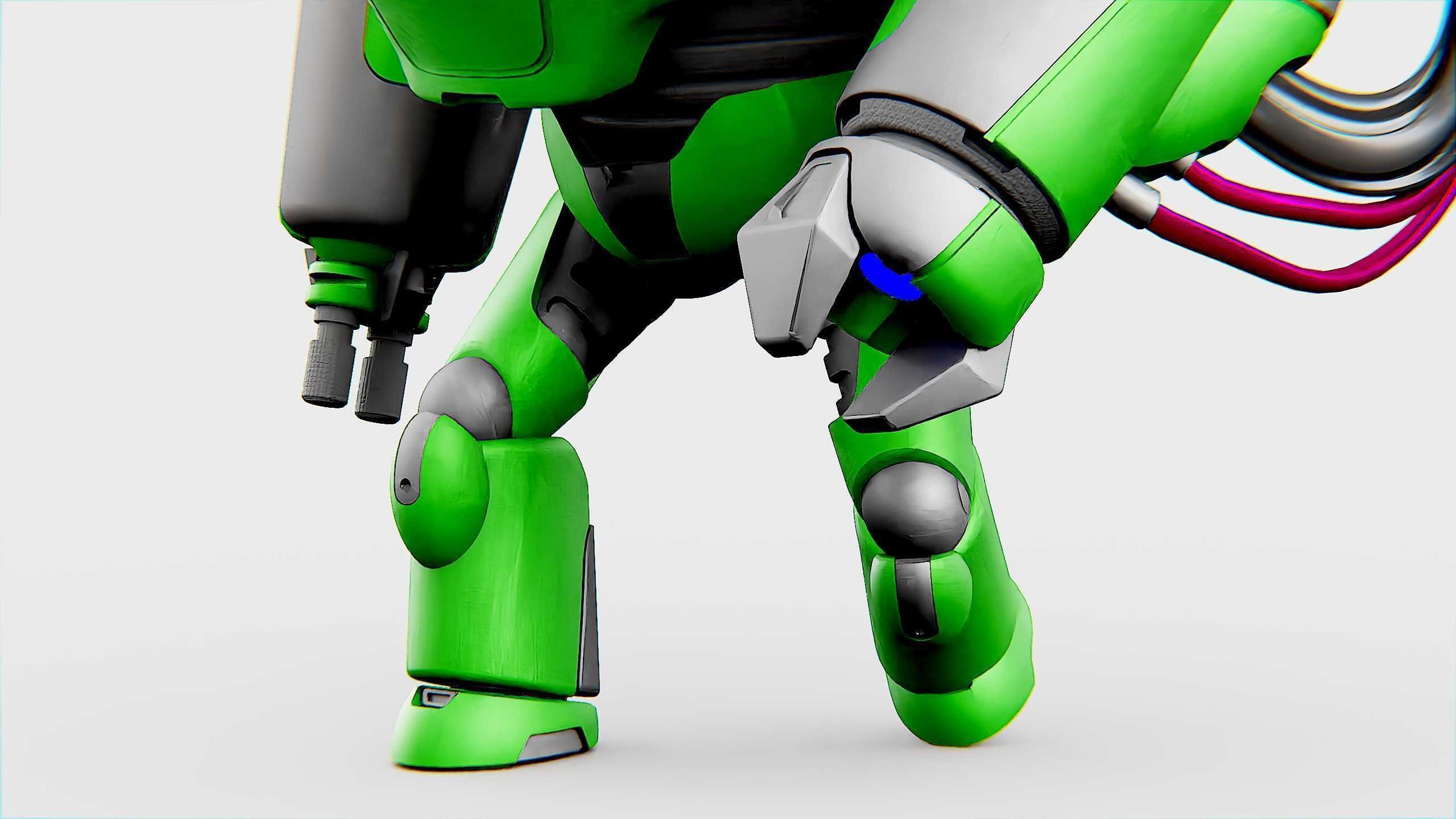 MINERAL PICKER BOT Rigged for Unreal Engine - Unity - MIXAMO 3D model_22