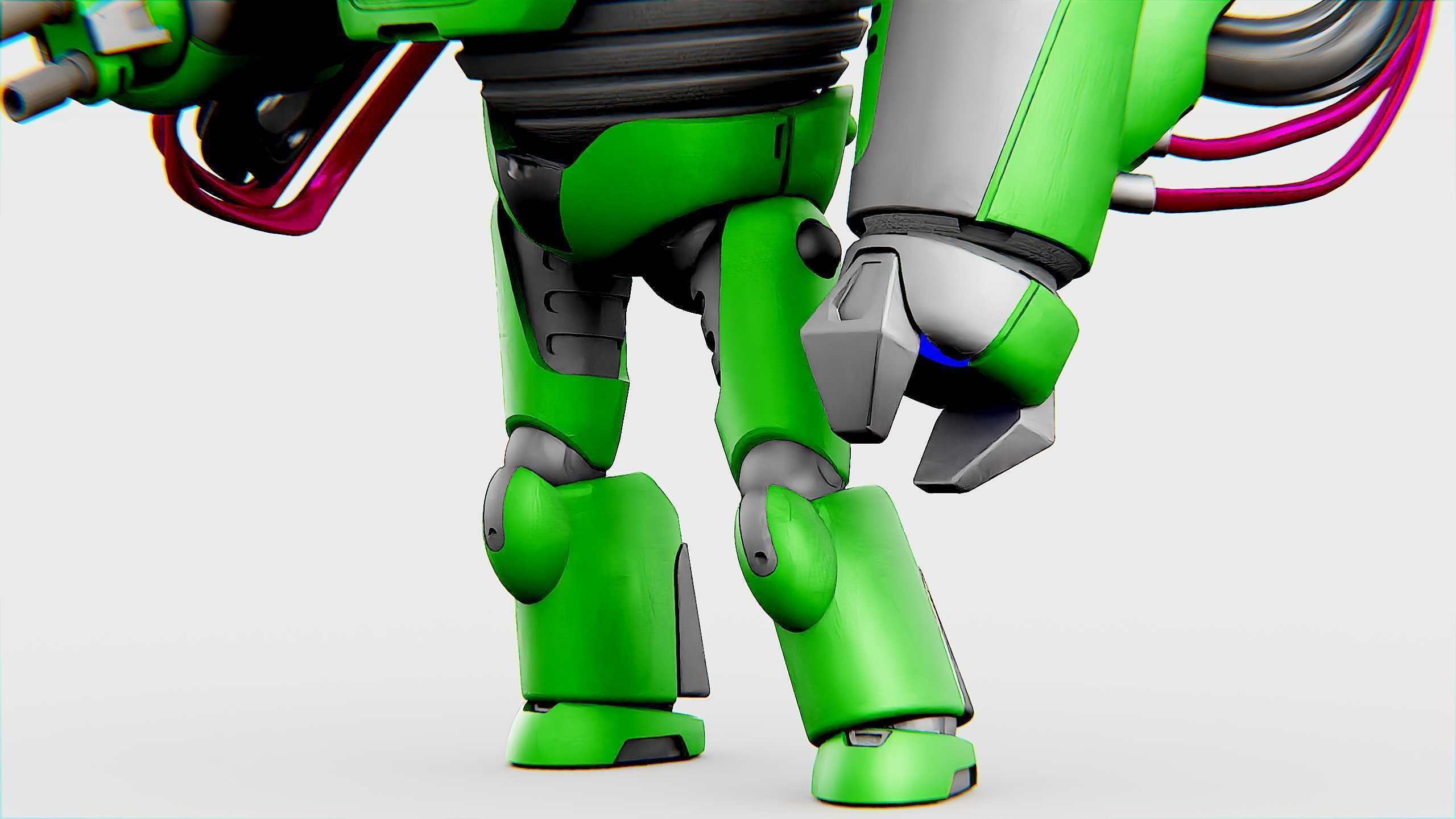 MINERAL PICKER BOT Rigged for Unreal Engine - Unity - MIXAMO 3D model_31