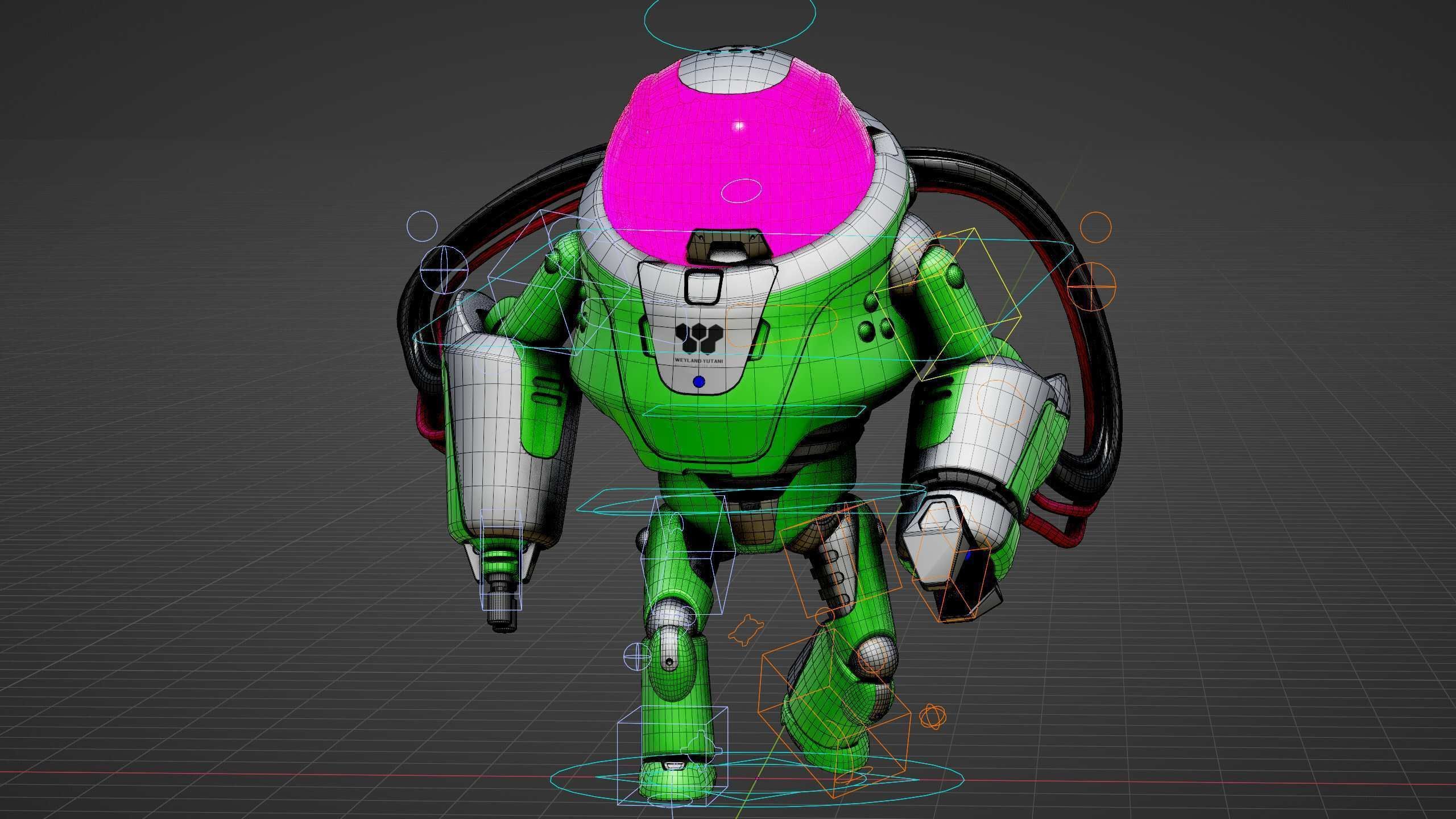 MINERAL PICKER BOT Rigged for Unreal Engine - Unity - MIXAMO 3D model_37