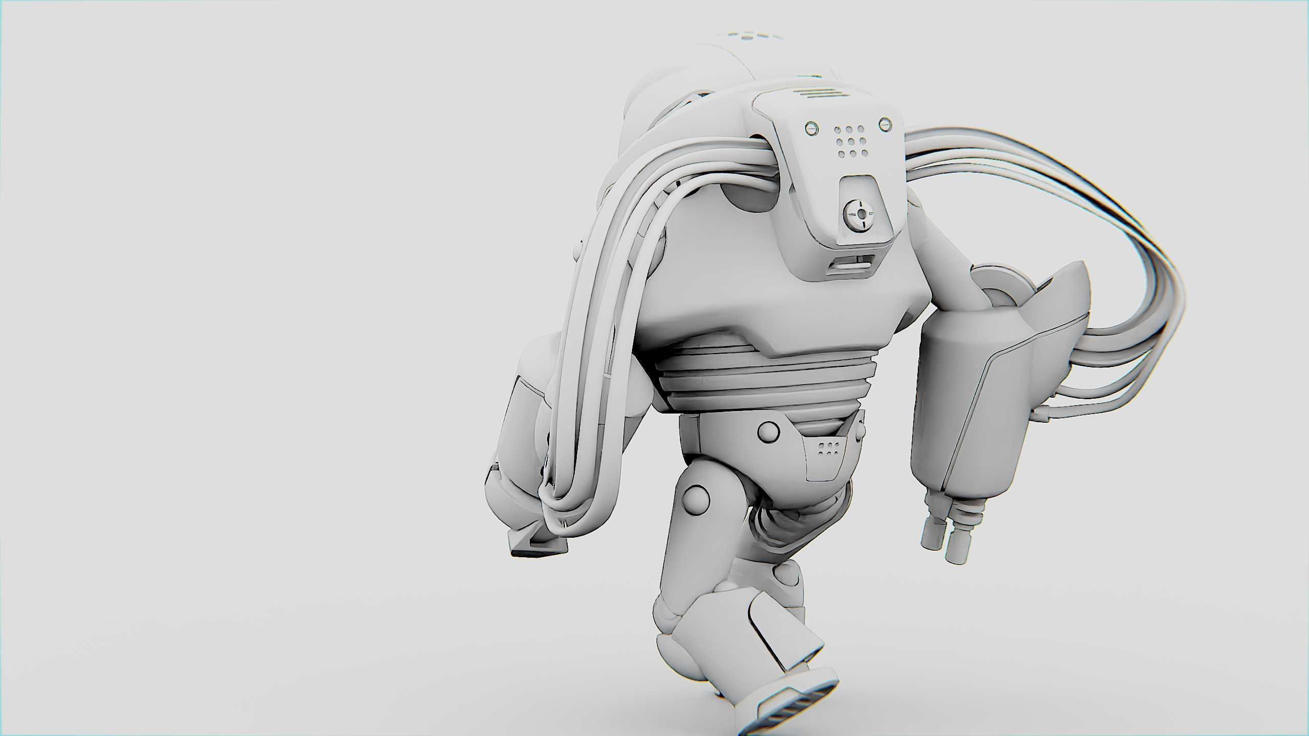 MINERAL PICKER BOT Rigged for Unreal Engine - Unity - MIXAMO 3D model_36