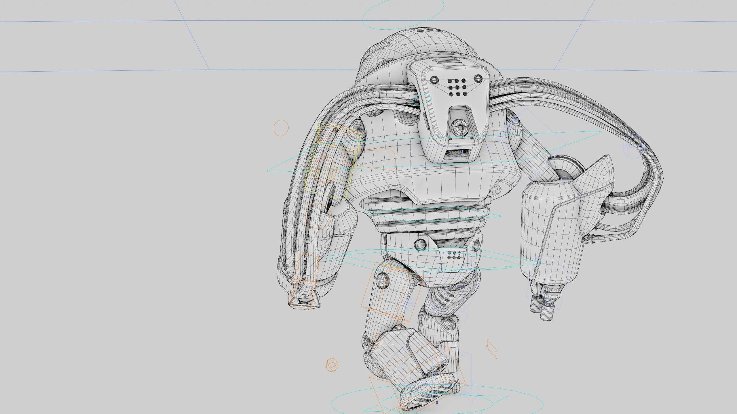 MINERAL PICKER BOT Rigged for Unreal Engine - Unity - MIXAMO 3D model_41